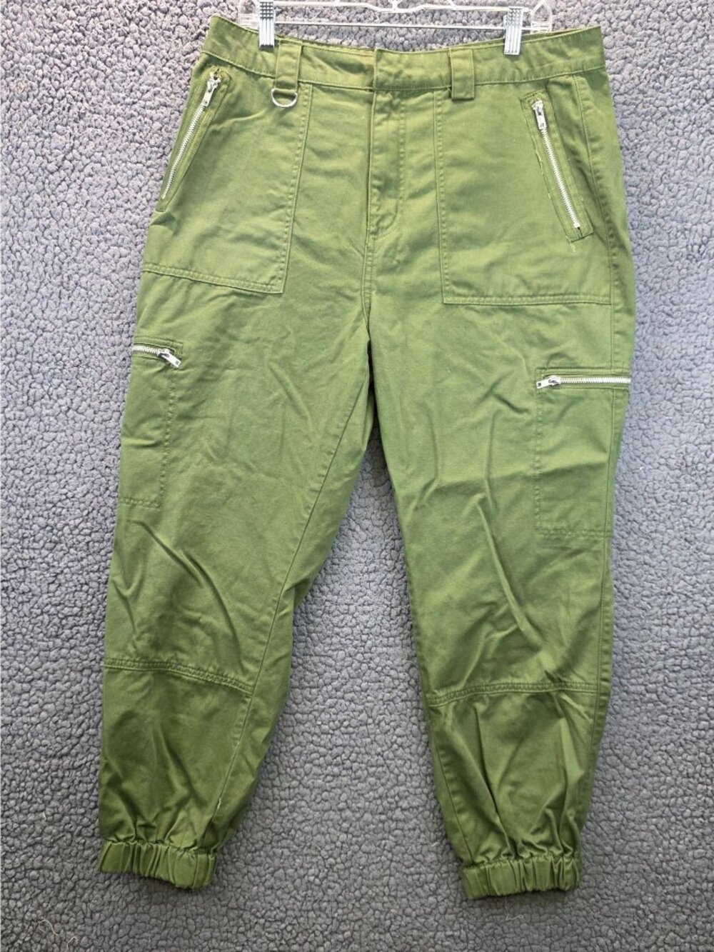 Forever 21 Cargo Jogger Pants Plus 0X Green Casual Hiking Granola Streetwear Com